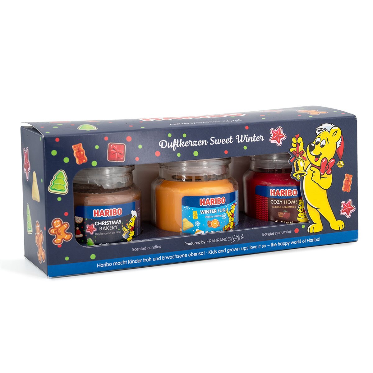 Haribo Duftkerzen-Set ‚Sweet Winter'