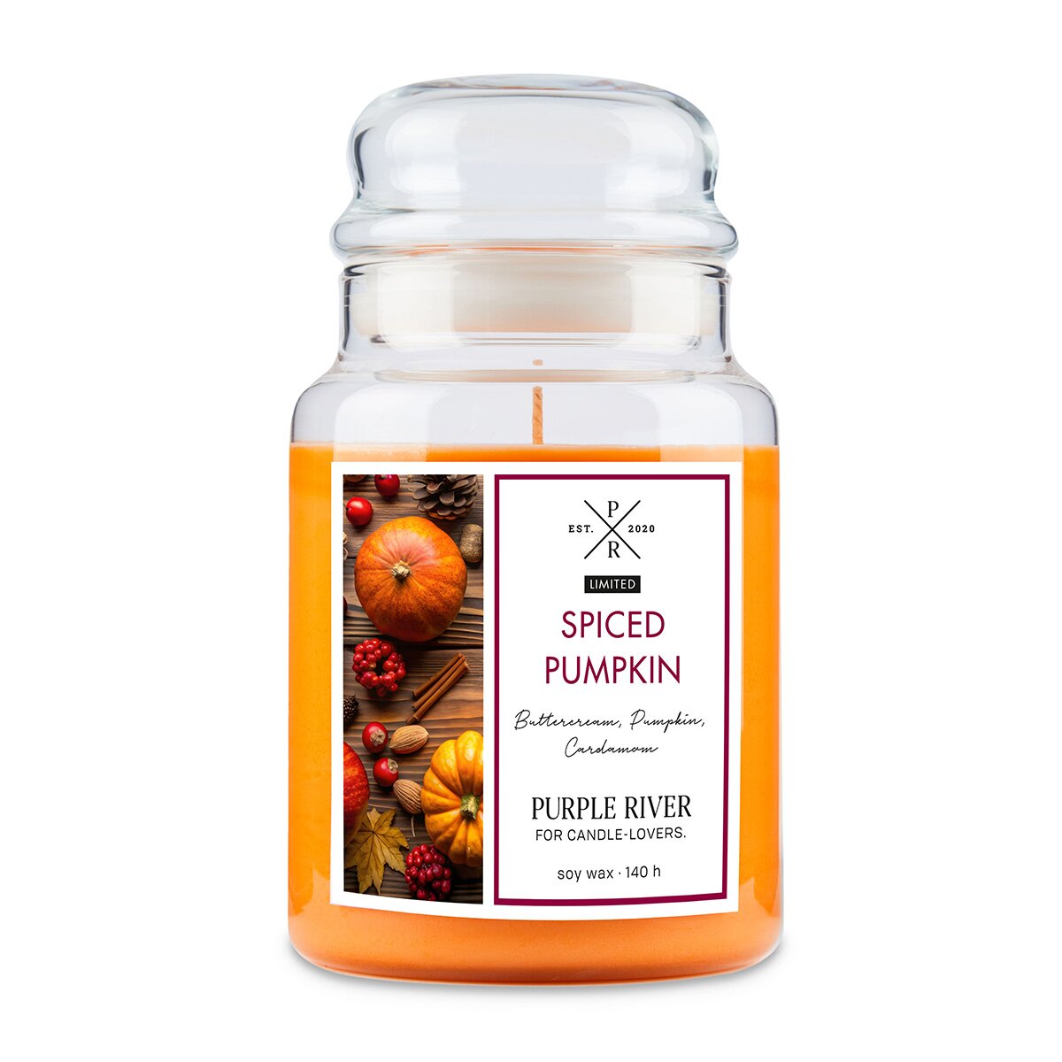Purple River Duftkerze ‚Spiced Pumpkin'