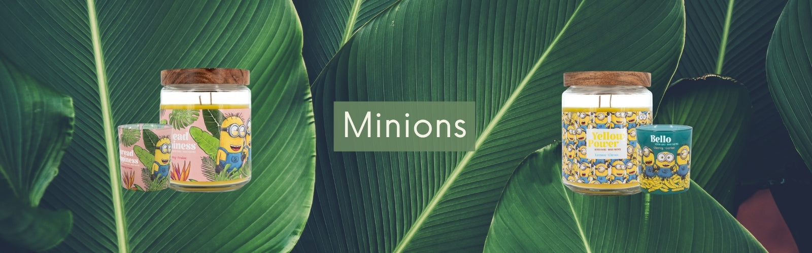 Kollektionenbild für die Duftkerzensammlung: Duftkerzen im Glas von Minions
