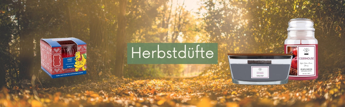 Premium Duftkerzen & Duftstäbchen für den Herbst