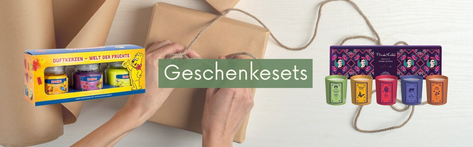 Kollektionenbild für die Duftkerzensammlung: Geschenkideen als Geschenke Set
