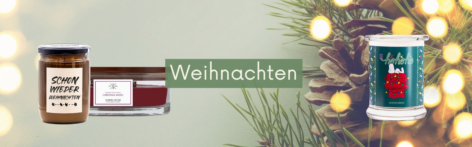 Kollektionenbild für die Duftkerzensammlung: Geschenk- und Dekoideen zu Weihnachten
