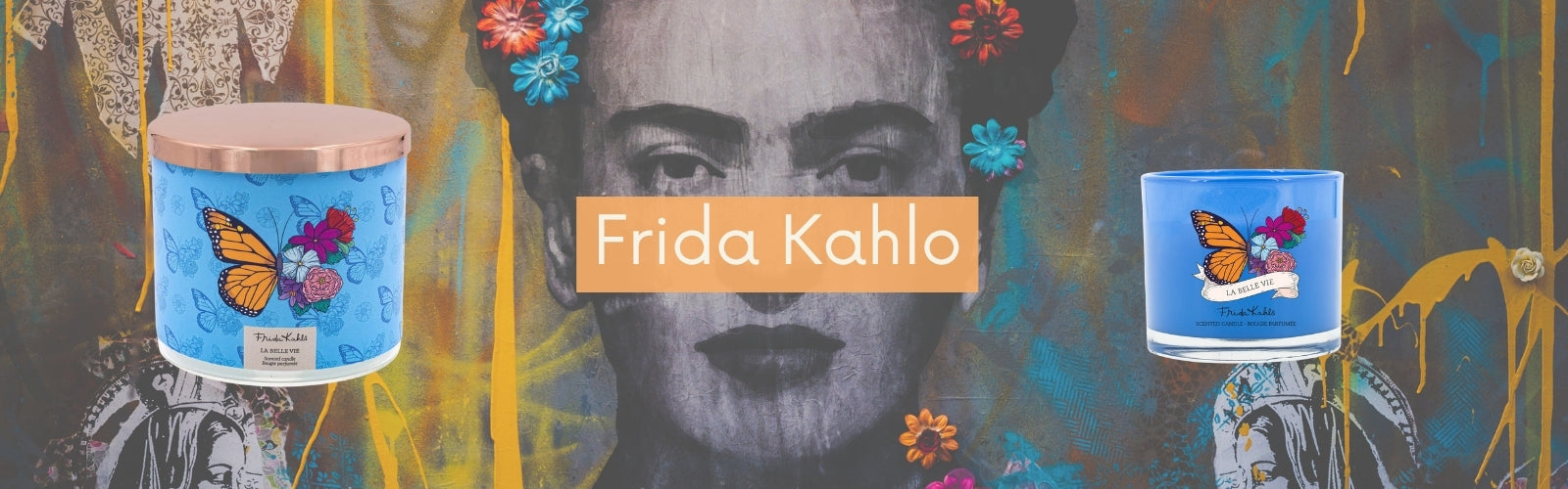 Kollektionenbild für die Duftkerzensammlung: Duftkerzen im Glas von Frida Kahlo
