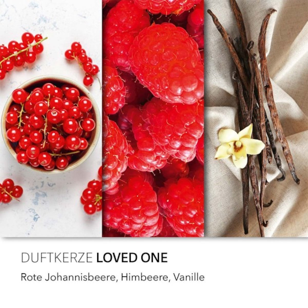 Haribo Duftkerze ‚Loved One‘ – offizielle Lizenzkerze mit den Duftnoten: Johannisbeere, Himbeere, Vanille. Dekorative Wohnaccessoire und romantische Geschenkidee.
