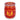 Lizensierte Harry Potter-Duftkerze Gryffindor (90g) in rot-gelben Glas mit gelben Schriftzug und Löwen-Wappen.