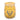 Lizensierte Harry Potter-Duftkerze Hufflepuff (90g) in gelb-schwarzen Glas mit schwarzen Schriftzug und Dachs-Wappen.