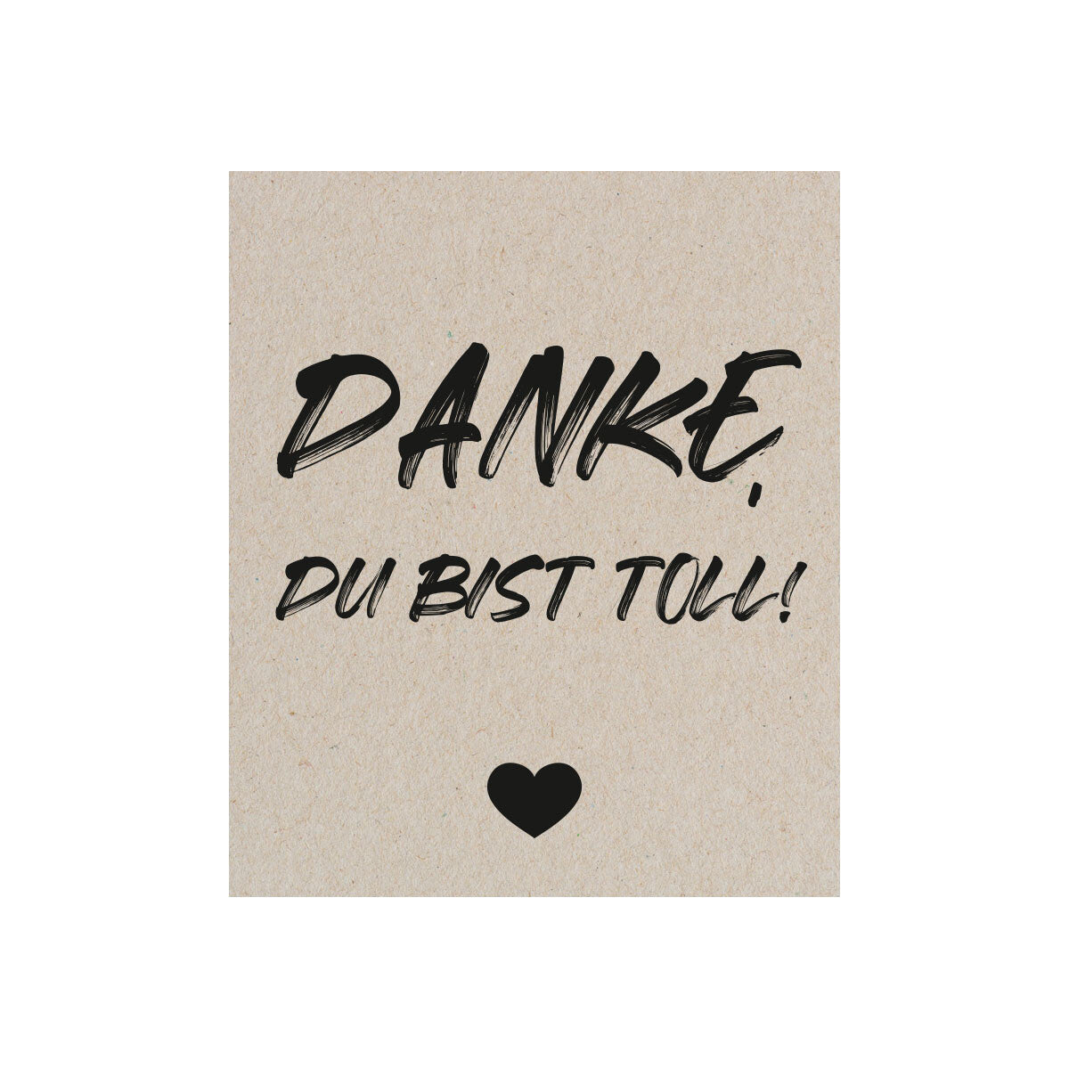 Detailaufnahme des hochwertigen Etiketts der ‚Danke, du bist toll!‘ von mad candle – künstlerisches Design mit dekorativer Typografie. Vegane Duftkerze aus Sojawachs für Entspannung & Wellness.