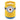 Gelbe Minions Keramiktasse mit dem lachenden Gesicht von Carl als Duftkerze (200g). Hochwertige Tassenkerze mit weißem Wachs – ein ideales Geschenk für Minions-Fans.