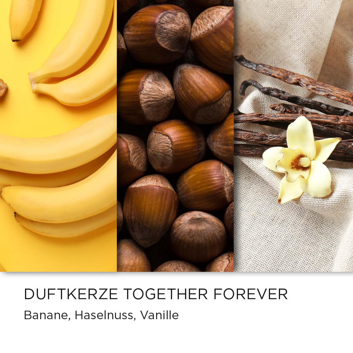 Minions Duftkerze ‚Together Forever‘ im Glas – offizielle Lizenzkerze mit lustigem Design und Duftnoten von Banane, Haselnuss & Vanille. Dekorative Duftkerze für Zuhause oder als Geschenk für Minions-Fans.