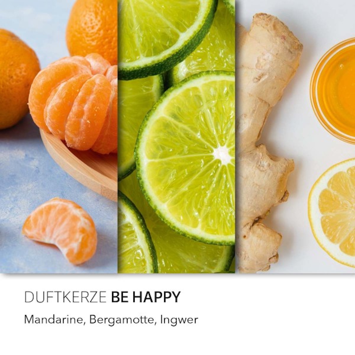 Peanuts Duftkerze ‚Be Happy‘ im Glas und mit Deckel – offizielle Lizenzkerze mit Duftnoten Mandarine, Bergamotte & Ingwer. Dekorative Duftkerze für Zuhause oder als Geschenk für Snoopy-Fans.