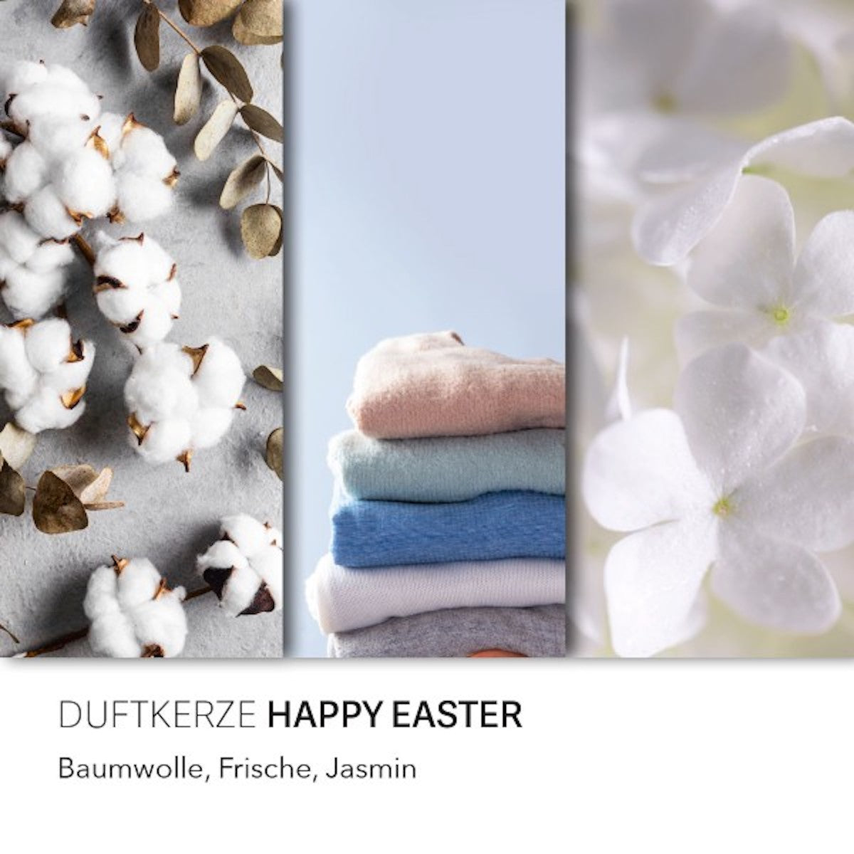 Peanuts Duftkerze ‚Happy Easter‘ im Glas und mit Deckel – offizielle Lizenzkerze mit Duftnoten von Baumwolle, Frische & Jasmin. Dekorative Duftkerze zu Ostern oder als Geschenk für Snoopy-Fans.