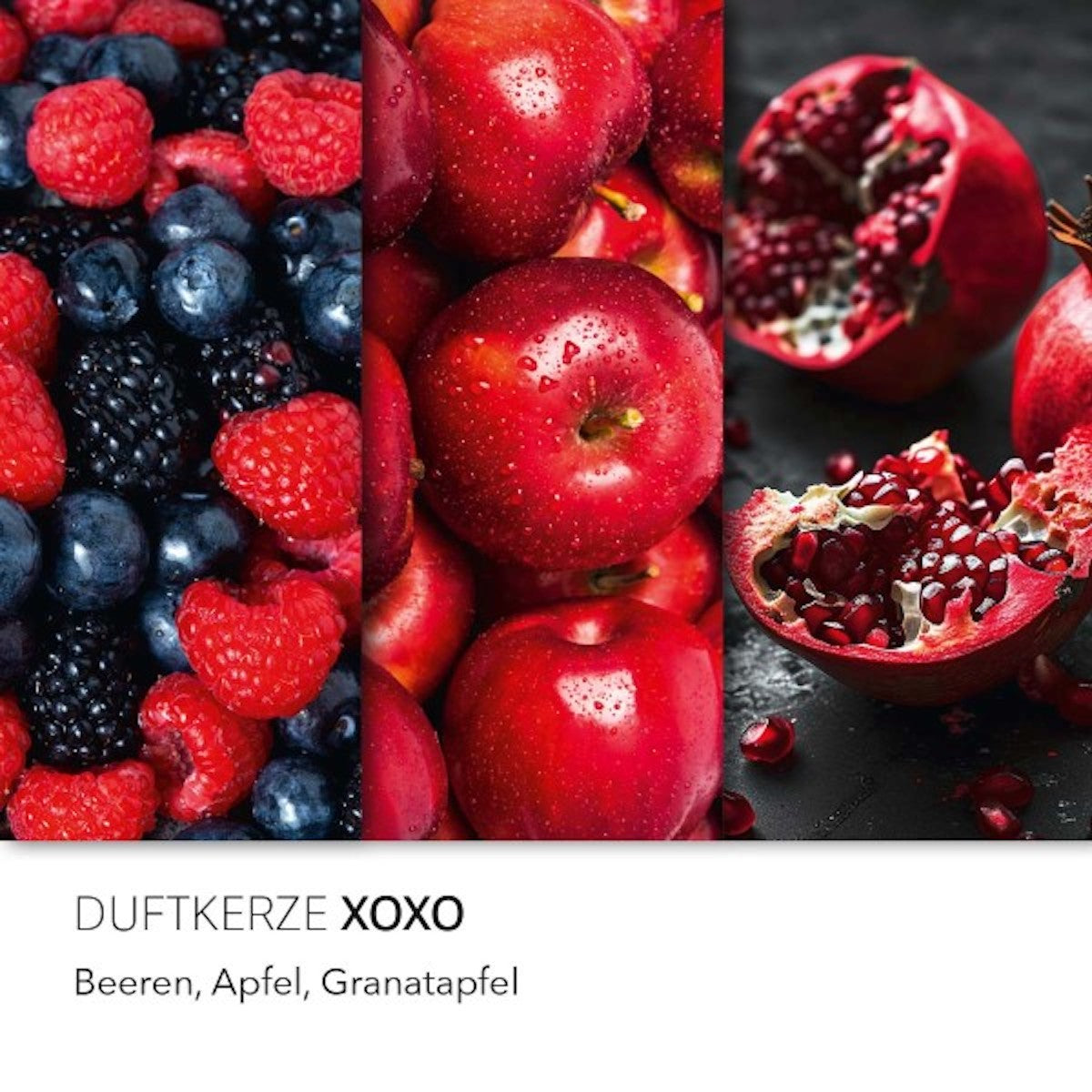 Peanuts Duftkerze ‚XOXO‘ im Glas und mit Deckel – offizielle Lizenzkerze mit Duftnoten von Beeren, Apfel & Granatapfel. Dekorative Duftkerze für Zuhause oder als Geschenk für Snoopy-Fans.