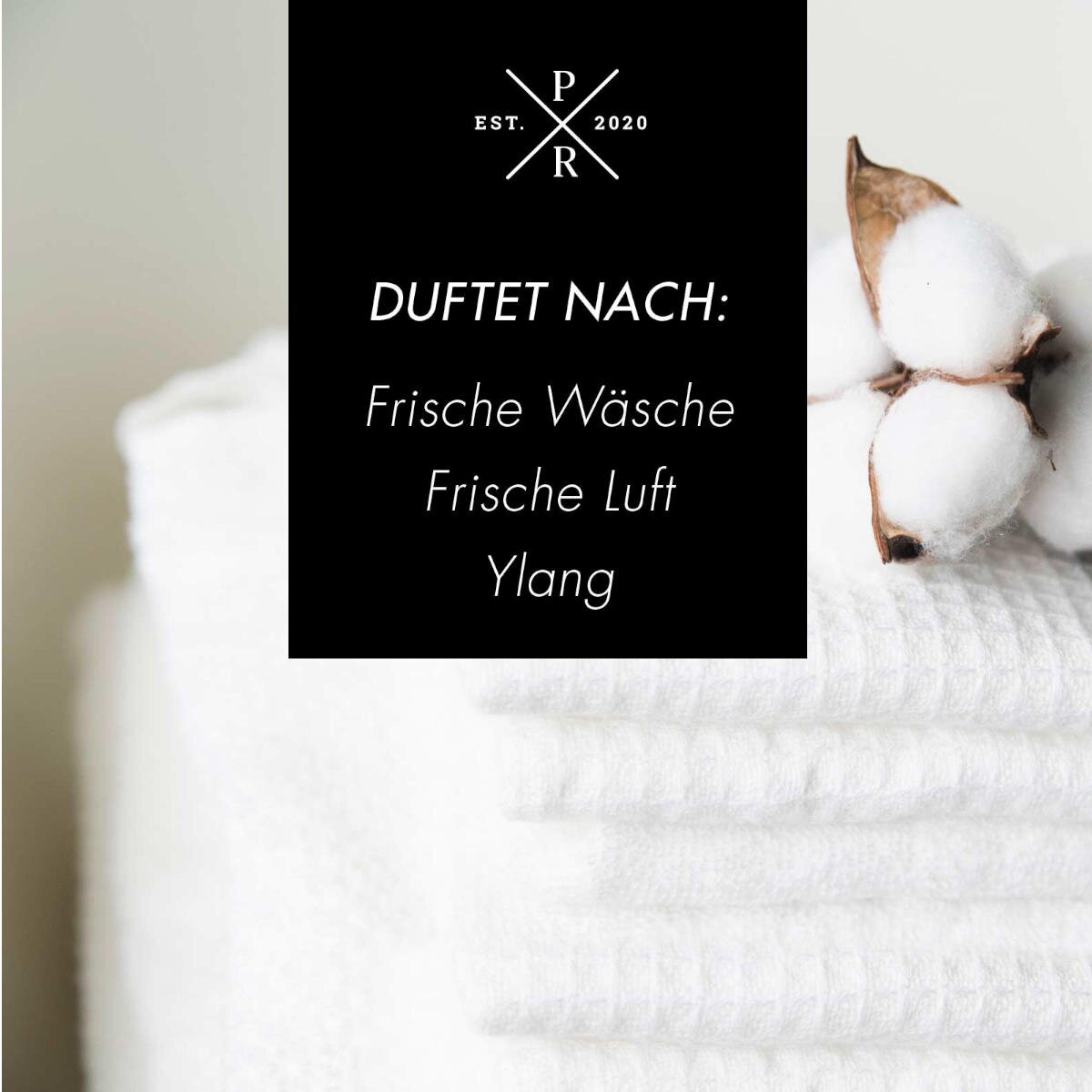 Veganer Raumduft mit Duftstäbchen von Purple River mit natürlichen Duftnoten Frische Wäsche, Frische Luft & Ylang. Premium-Wellness-Duft für entspannte Momente, stilvolle Wohndeko & hochwertige Geschenkideen. Made in Germany.
