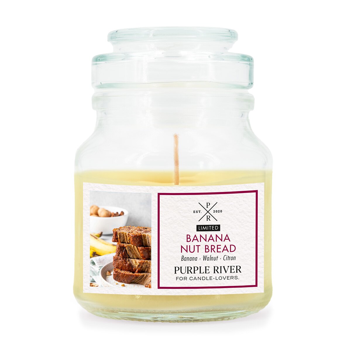 Hochwertige Sojawachskerze (113g) von Purple River mit langer 40h-Brenndauer. Die kleine vegane Duftkerze im Glas mit gelbem Wachs ist ideal als exklusives Geschenk oder stilvolle Wohndeko. Hergestellt in Deutschland.