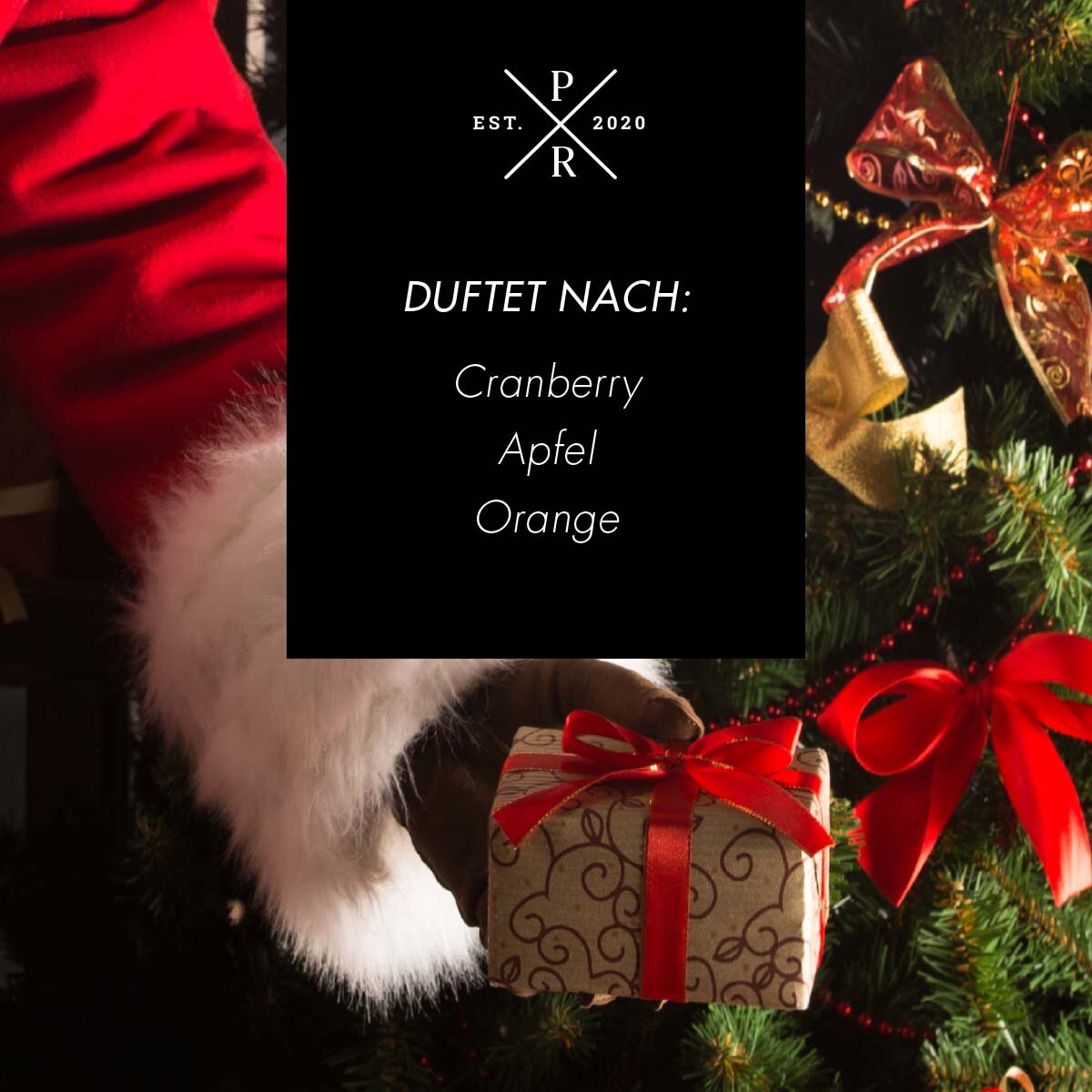 Vegane Sojawachs-Duftkerze von Purple River mit natürlichen Duftnoten Cranberry, Apfel & Orange. Premium-Wellness-Kerze für entspannte Momente, stilvolle Wohndeko & hochwertige Geschenkideen. Made in Germany.